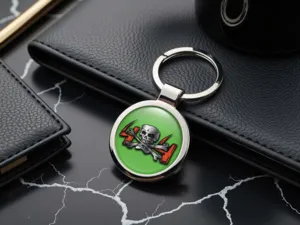 Key Fob Metal Metallic Stylish Build